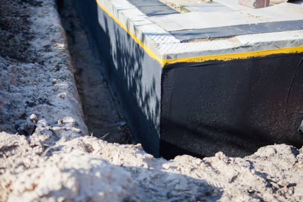 Residential Waterproofing installation at a Lakewood, IL home by SJ Waterproofing Pros